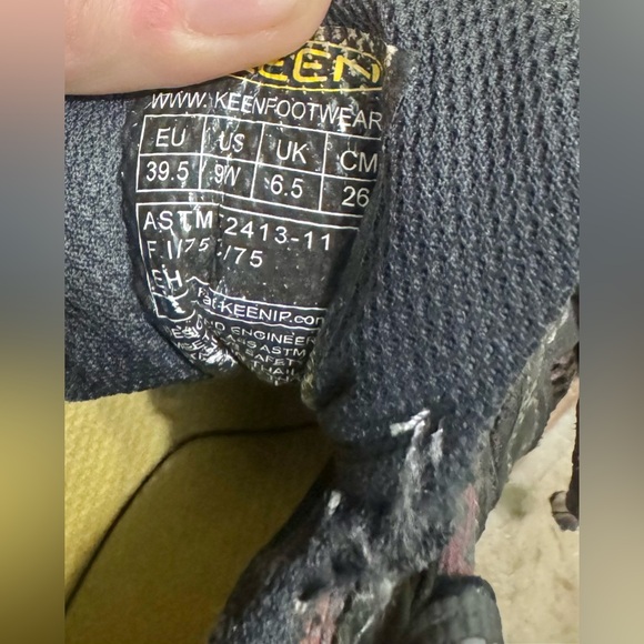 KEEN Utility Steel Toe Work Shoe Lace Up Women’s 9 Outdoor Low Top - Picture 10 of 12